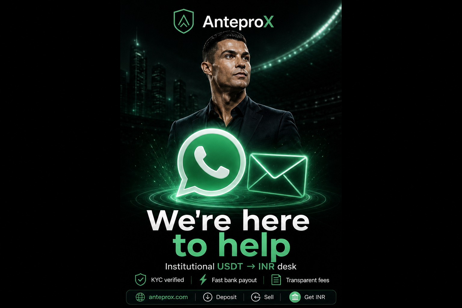 WhatsApp and email desk support